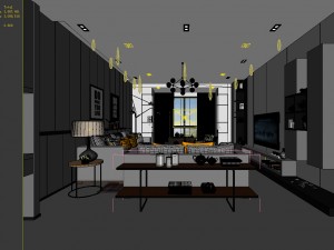 european-style living room design 94 3D 模型