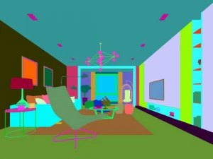 european-style living room design 96 3D Model