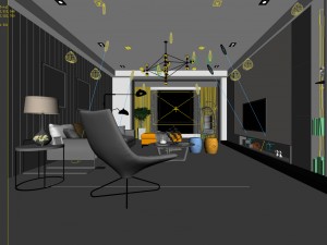 european-style living room design 96 3D 모델