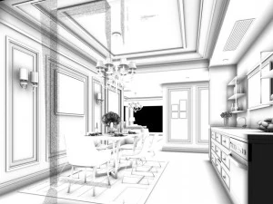 european-style living room design 97 3D Model