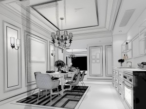european-style living room design 97 Modèle 3D