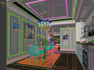 european-style living room design 97 3D Model