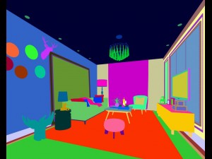 stylish avant-garde living room design 08 3D Модель
