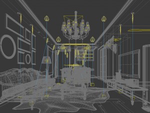 stylish avant-garde living room design 09 3Dモデル