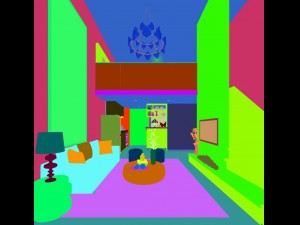 stylish avant-garde living room design 11 3D Модель