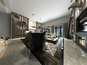 stylish avant-garde living room design 12 3D Model