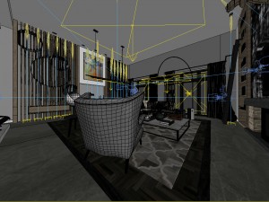 stylish avant-garde living room design 12 3Dモデル