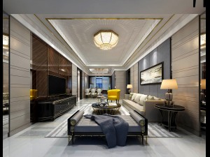 stylish avant-garde living room design 15 3D 모델