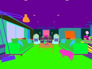 stylish avant-garde living room design 16 3D-Modell