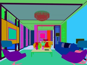stylish avant-garde living room design 20 Modelo 3D