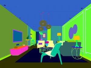 stylish avant-garde living room design 21 3D-Modell