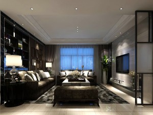 stylish avant-garde living room design 22 3D मॉडल