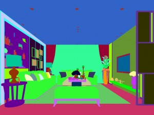 stylish avant-garde living room design 22 3D Модель