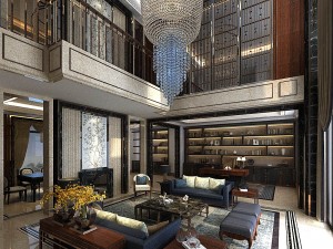 stylish avant-garde living room design 24 3D मॉडल
