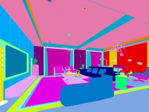 stylish avant-garde living room design 25 3D Модель