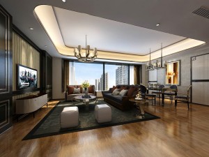 stylish avant-garde living room design 26 3D Model