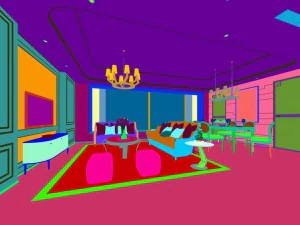 stylish avant-garde living room design 26 3D Model