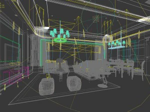 stylish avant-garde living room design 26 3D Model