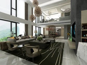 elegante soggiorno dal design d'avanguardia 27 Modello 3D