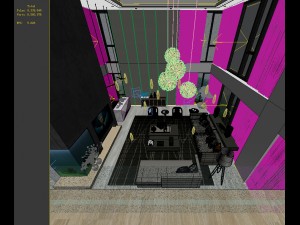 stylish avant-garde living room design 27 3Dモデル
