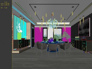 stylish avant-garde living room design 27 3Dモデル