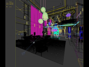 stylish avant-garde living room design 27 3Dモデル