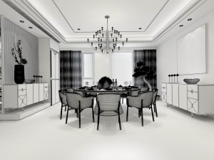 stylish avant-garde living room design 27 3Dモデル