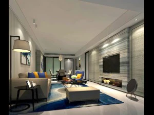 elegante soggiorno dal design d'avanguardia 28 Modello 3D