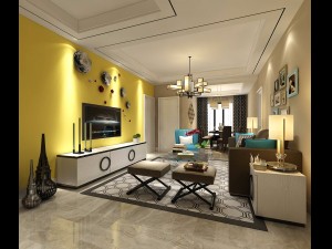 stylish avant-garde living room design 29 Model 3D