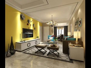 elegante soggiorno dal design d'avanguardia 29 Modello 3D