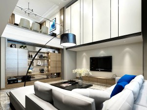 stylish avant-garde living room design 30 3D Model