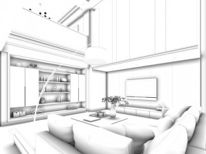 stylish avant-garde living room design 30 Modelo 3D