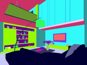 stylish avant-garde living room design 30 Modelo 3D