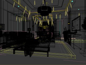 stylish avant-garde living room design 34 Model 3D