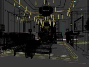 stylish avant-garde living room design 34 3D Model