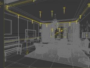 stylish avant-garde living room design 35 Modelo 3D