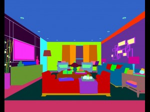 stylish avant-garde living room design 37 Model 3D