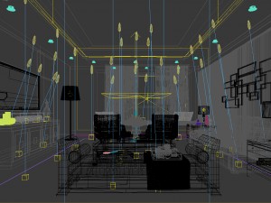 stylish avant-garde living room design 37 Model 3D