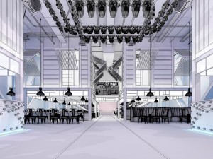 restaurant teahouse cafe drinks clubhouse 211 3D Model