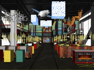 restaurant teahouse cafe drinks clubhouse 211 3D Model