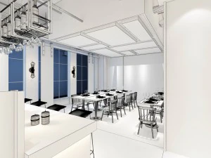 restaurant teahouse cafe drinks clubhouse 212 3D Model