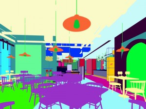 restaurant teahouse cafe drinks clubhouse 212 3D Model