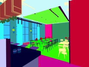 restaurant teahouse cafe drinks clubhouse 212 3D Model