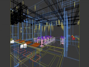 restaurant teahouse cafe drinks clubhouse 212 3D Model