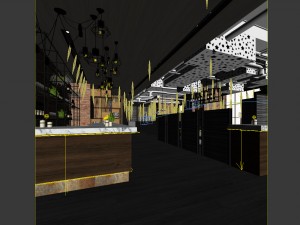 restaurant teahouse cafe drinks clubhouse 212 3D Model