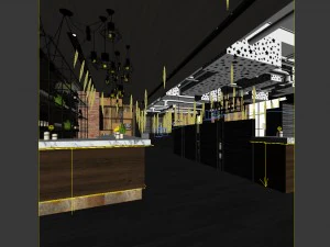 restaurant teahouse cafe drinks clubhouse 212 3D Model