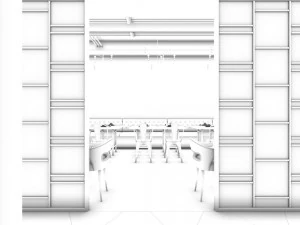 restaurant teahouse cafe drinks clubhouse 213 3D Model