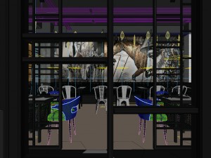 restaurant teahouse cafe drinks clubhouse 213 Modelo 3D