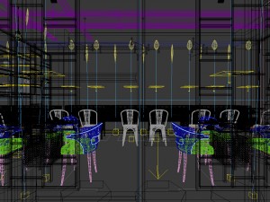 restaurant teahouse cafe drinks clubhouse 213 Modelo 3D