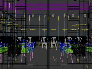 restaurant teahouse cafe drinks clubhouse 213 3D Model